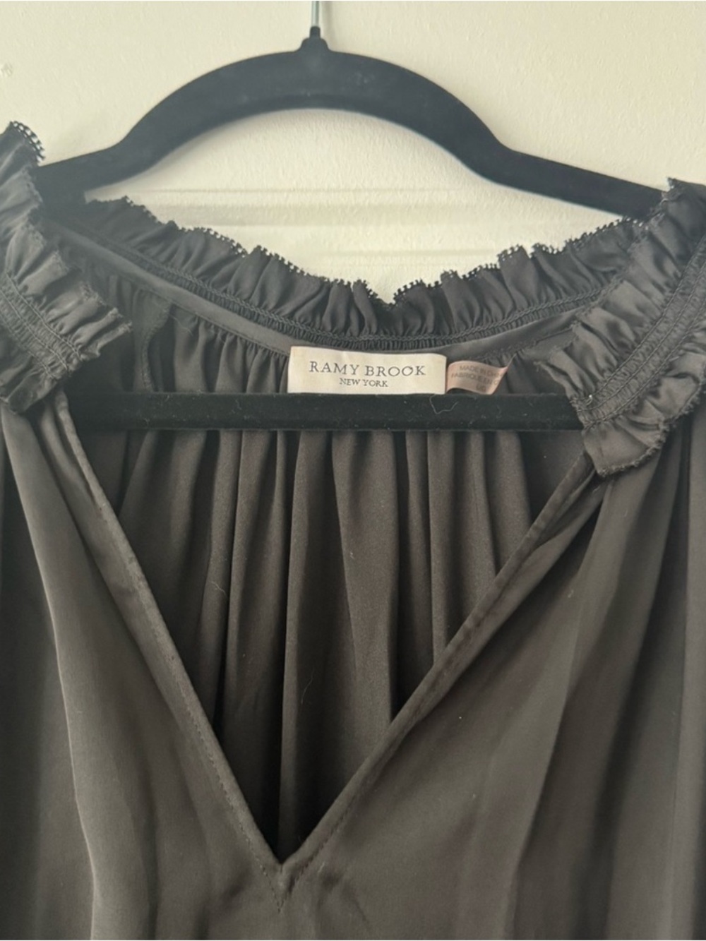 Ramy Brook black satin Dress